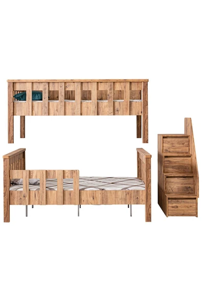 Ranza, Deluxe Ayrılabilir Ranza Elit 3 Kapılı Dolap - 4