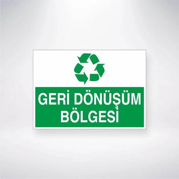 Geri Dönüşüm Bölgesi Sticker 20X28 Cm