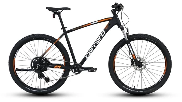 CARRARO DAYTONA 709 ERKEK DAĞ BİSİKLETİ 480H HD 27.5 JANT 9 VİTES MAT SİYAH BEYAZ TURUNCU