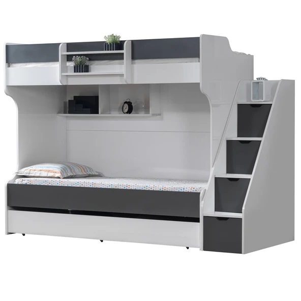 Ranza, Kardem Yavrulu Ranza - Antrasit 3 Adet Comfort Yatak - Resim 5