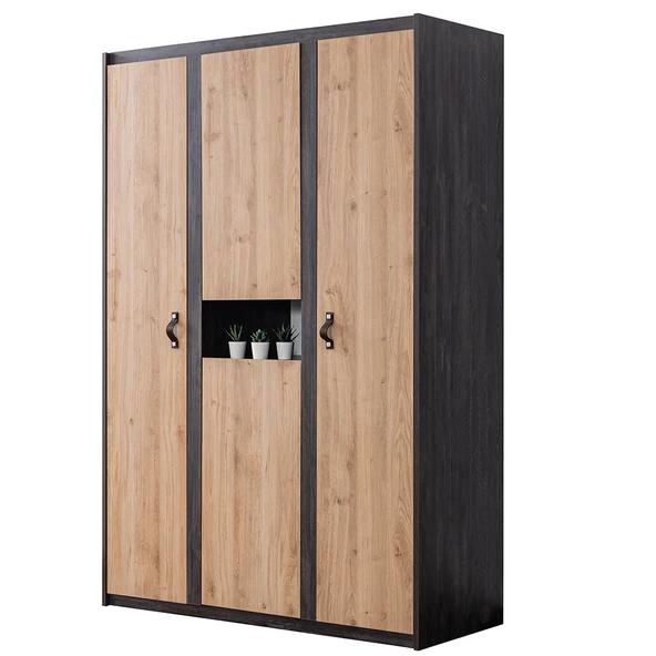 Ranza, Doğa Ranza Karyola Masa 3 Kapaklı Dolap 2 Adet Comfort Yatak - 5