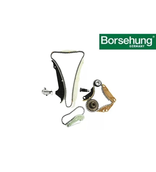 BORSEHUNG GERMANY EKSANTRİK ZİNCİR SETİ (14 PARÇA) (3.JENERASYON) VW (1.8/2.0TFSI BZB/CABA/CABB/CDAA/CDHA/ CCZA/CDAB/CNCD) Kırmızı S
