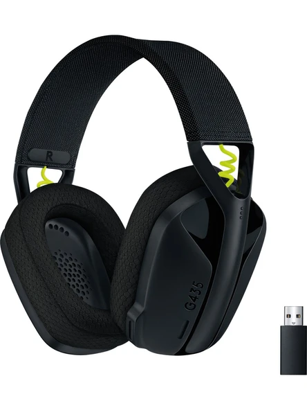 Logitech G G435 LIGHTSPEED Kablosuz Oyuncu Kulaklığı - Siyah