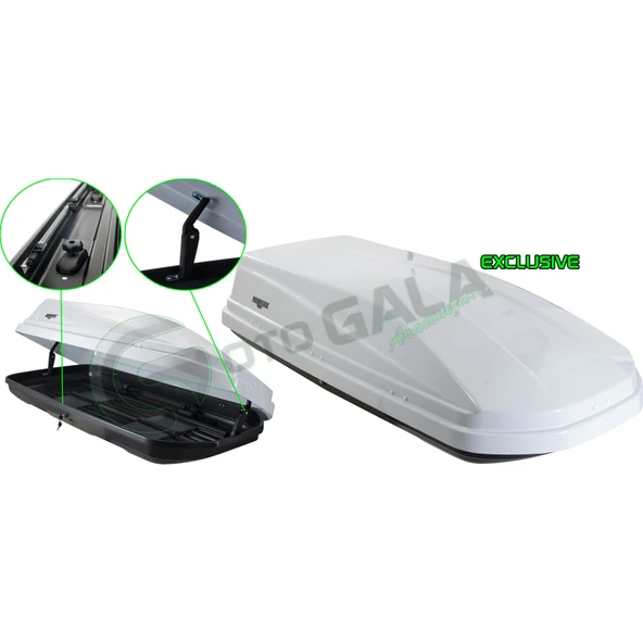 PORT BAGAJ 500 LT EXCLUSIVE BEYAZ CIFT ACILIR - 2