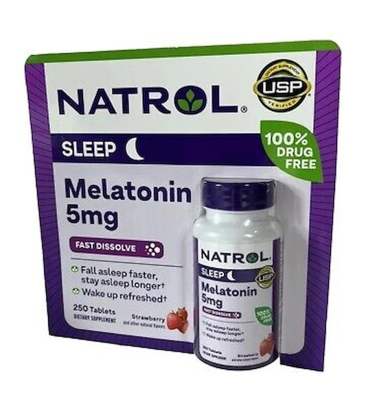 Natrol 5mg 250 tablets Fast Dissolve