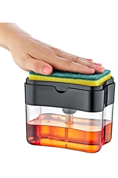 Deterjan Dispenseri Plastik Sıvı Deterjanlık Süngerli Bpa Free ürün görseli 1