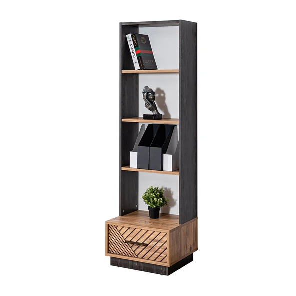 Elit Genç Odası - 3 Kapılı Dolap, Karyola, Komodin, Şifonyer, Masa, Kitaplık - 4