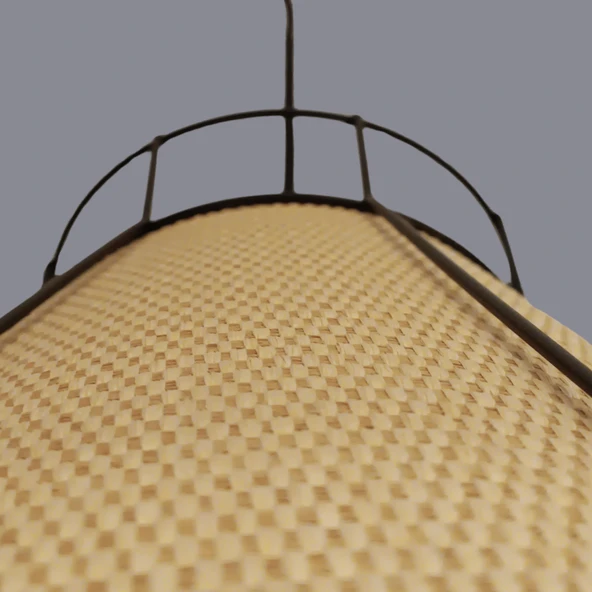 Harit Hasır Sarı Sarkıt Avize - 3