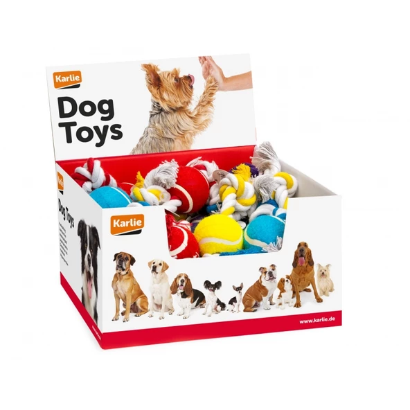 Karlie İpli Tenis Topu 30 Cm ürün görseli 1