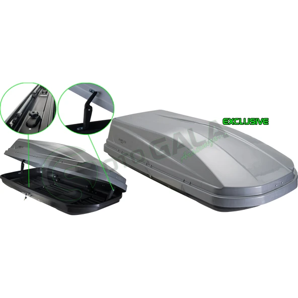 PORT BAGAJ 500 LT EXCLUSIVE GRİ CIFT AÇILIR - 2