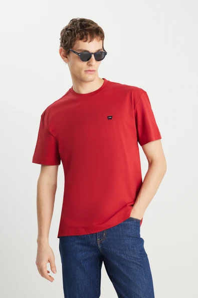 Wrangler Erkek Relaxed Fit Geniş Kesim T-Shirt MW7NM203877600