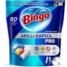 Bingo Akıllı Kapsül Pro Bulaşık Makinesi Tableti 80'li