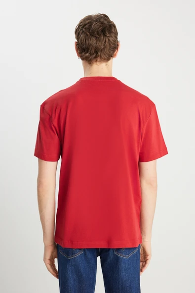 Wrangler Erkek Relaxed Fit Geniş Kesim T-Shirt MW7NM203877600 - 3