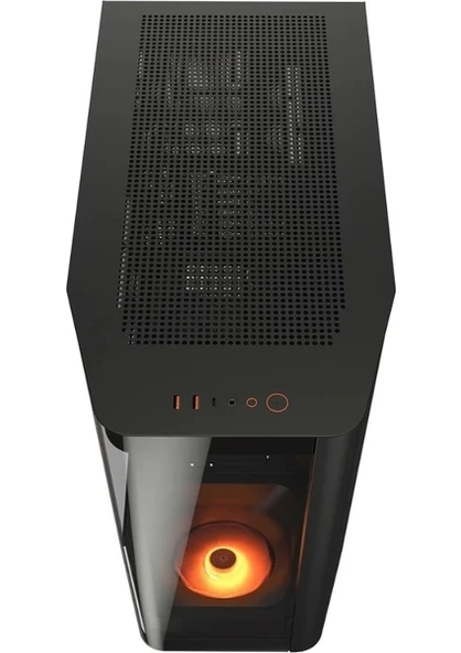 Cougar FV270 Siyah Temperli Cam E-ATX Mid Tower Gaming Kasa (CGR-58M6B-RGB) - 4