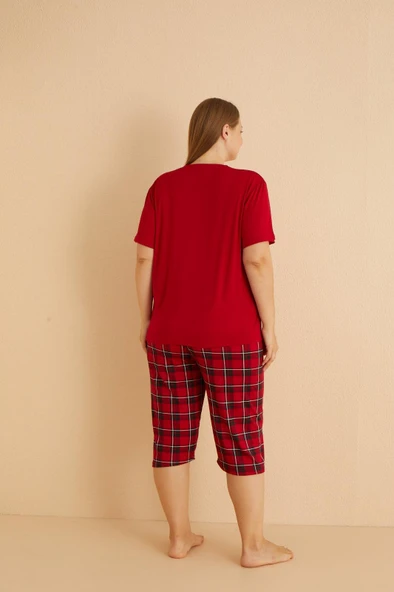 Mihra 50503-769 Kadın Büyük Beden Pijama Takımı - 2