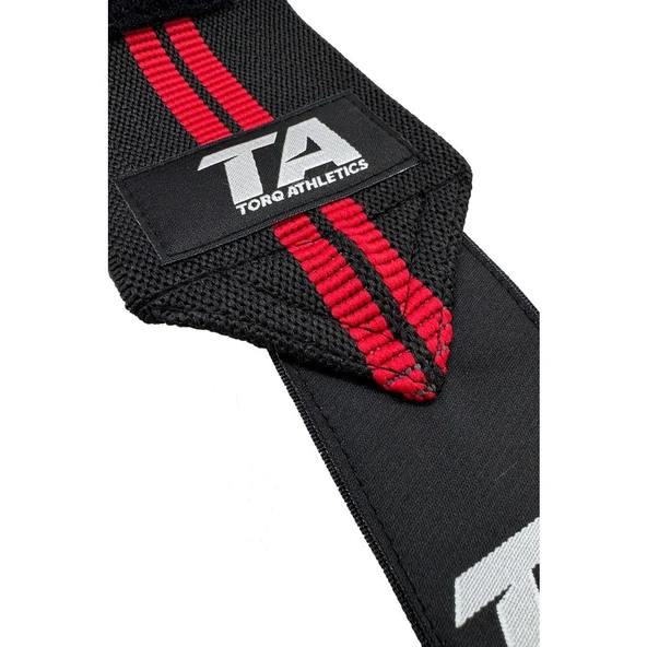 Torq Athletics Pro Wrist Wraps 2'li - Siyah Kırmızı - 3