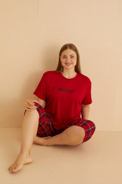 Mihra 50503-769 Kadın Büyük Beden Pijama Takımı