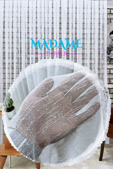 Madame Dower Keten Tül Perde Ütü Istemez Şantuk 1/3 (SIK) Pile - 2