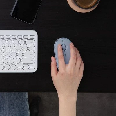 Logitech Pebble M350 910-006753 Mavi Sessiz Optik Kablosuz Mouse - 2