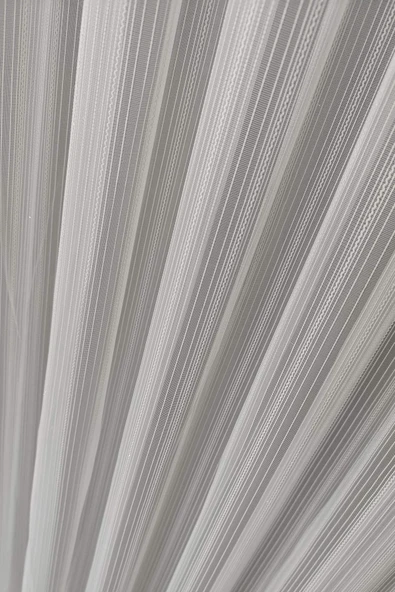 Madame Dower Trent Stripe 1x3 Sık Pileli Tül Perde – Kırışmaz, Dökümlü ve Extra Gramajlı - 4