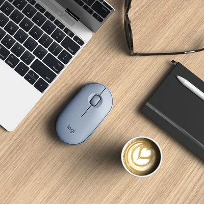 Logitech Pebble M350 910-006753 Mavi Sessiz Optik Kablosuz Mouse - 3