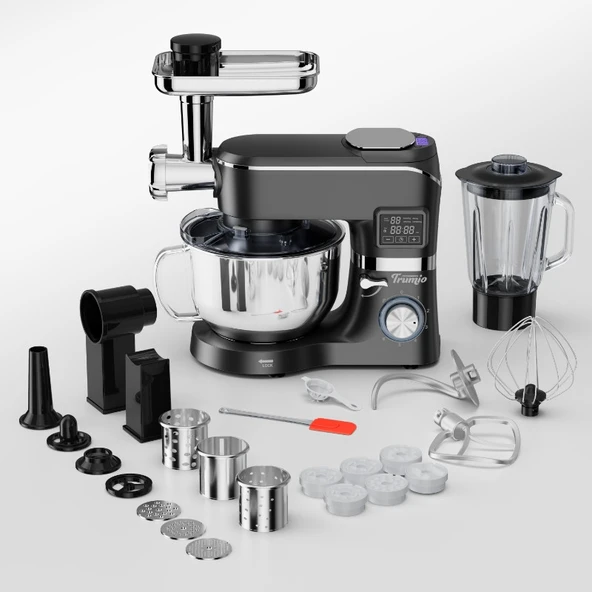 Trumio SM1503BMLF 6.2 L, Çok İşlevli Kıyma Çekme Hamur Mayalama Blender Makinesi