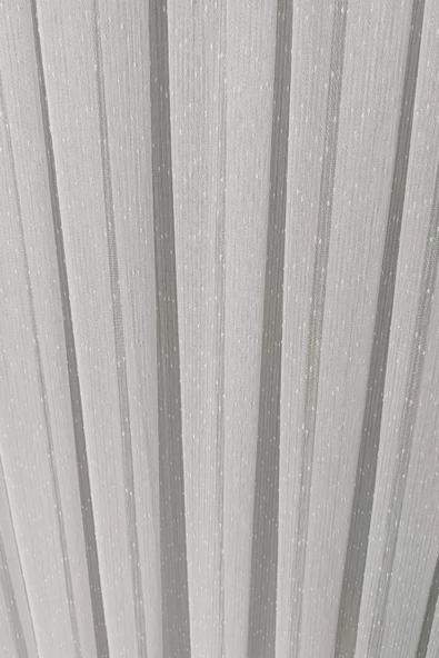 Madame Dower Krep Bambu Simli Şantuklu Balıksırtı 1x3 Sık Pileli Gramajlı Dökümlü Tül Perde - Ütü İstemez - 3