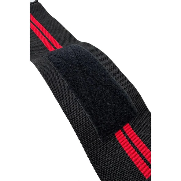 Torq Athletics Pro Wrist Wraps 2'li - Siyah Kırmızı - 4