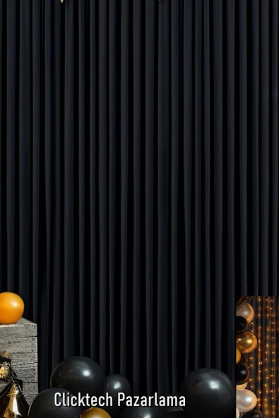 Madame Dower 4 Katmanlı Yalıtımlı Siyah Güneşlik Perde - Toz Önleyici, Sıcak, Soğuk Ve Ses Yalıtımı - Ütü Istemez - 6