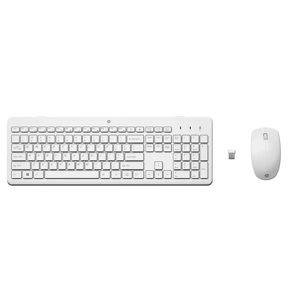 HP 230 WL Mouse+KB Combo Beyaz TR 3L1F0A