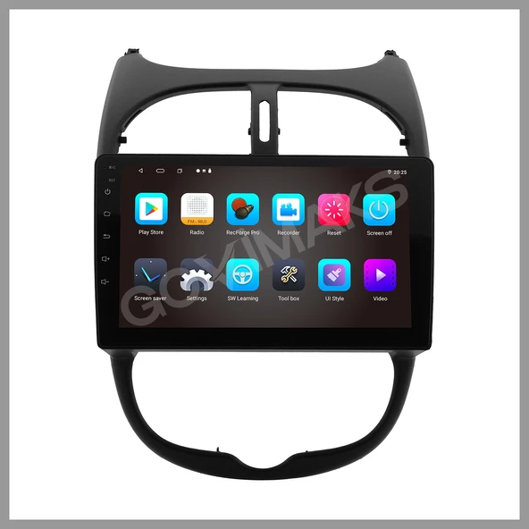 PEUGEOT 206 2002-2010 UYUMLU 2 GB RAM 32 GB HAFIZA ANDROID MULTIMEDIA TEYP - Resim 7