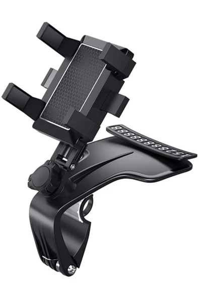 Numaratörlü Araç Içi Telefon Tutucu Siyah