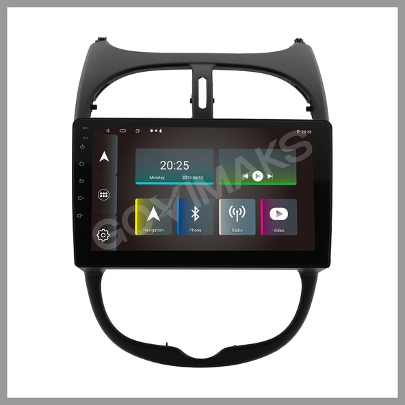 PEUGEOT 206 2002-2010 UYUMLU 2 GB RAM 32 GB HAFIZA ANDROID MULTIMEDIA TEYP - Resim 9