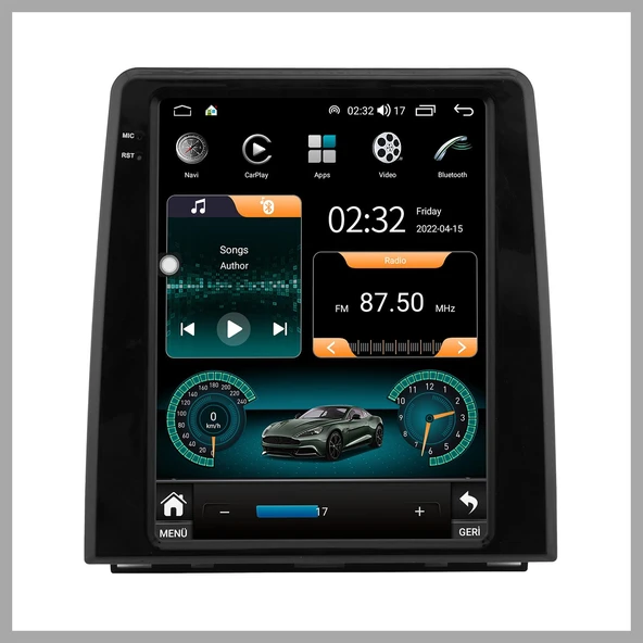 GOVİMAKS RENAULT CLIO 5 TESLA  2021-2023  6 GB RAM 128 GB HAFIZA ANDROID MULTIMEDIA TEYP - 12