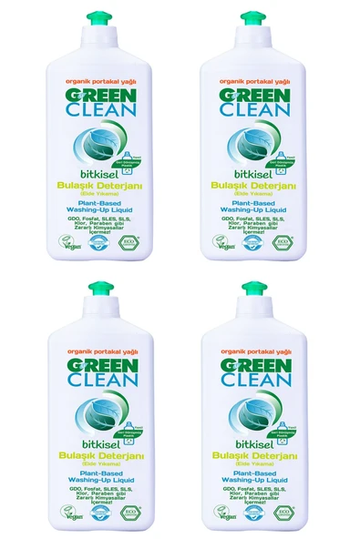 Green Clean Bulaşık Deterjanı 730 ml 4' Lü Set ürün görseli