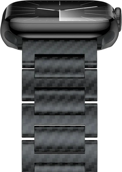 iiteeology Karbon Bant Uyumlu Apple Watch Karbon Fiber Kordon - 6