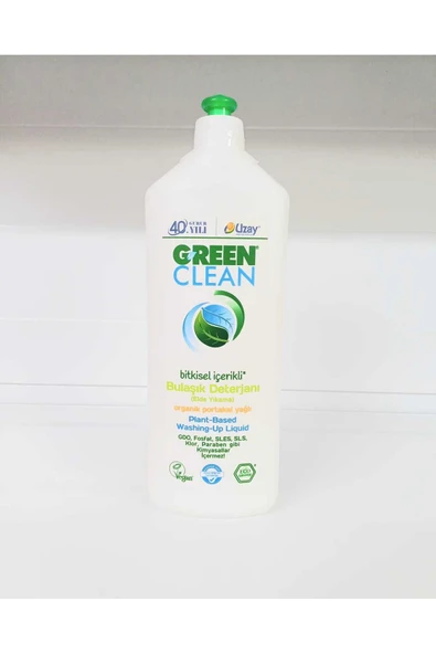 Green Clean Bitkisel Portakal Yağlı Bulaşık Deterjanı (Elde Yıkama) 730 ml ürün görseli