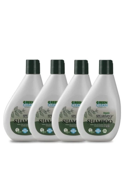 Green Clean Şampuan Seti 4'lü - Nane 275 Ml ürün görseli