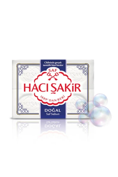 Hacı Şakir Kalıp Sabun Doğal 600 Gr X 4 Adet
