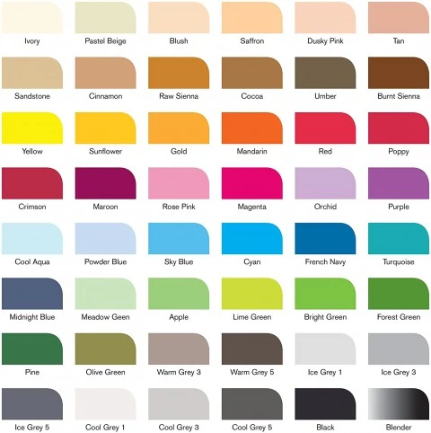 Winsor & Newton Promarker Set - 48 Renk - Resim 3