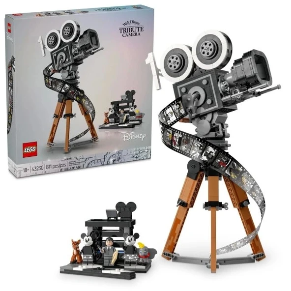 Lego Disney Walt Disney Tribute Kamerası 43230 Disney Fan Yapı Seti Standard Packaging