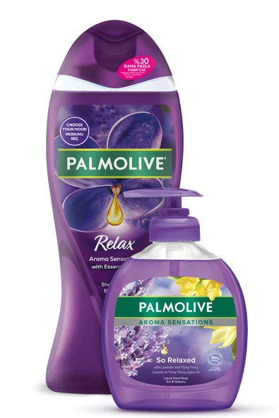 Palmolive Aroma Sensations So Relaxed Duş Jeli 500 Ml + Sıvı Sabunu 300 Ml - Resim 2