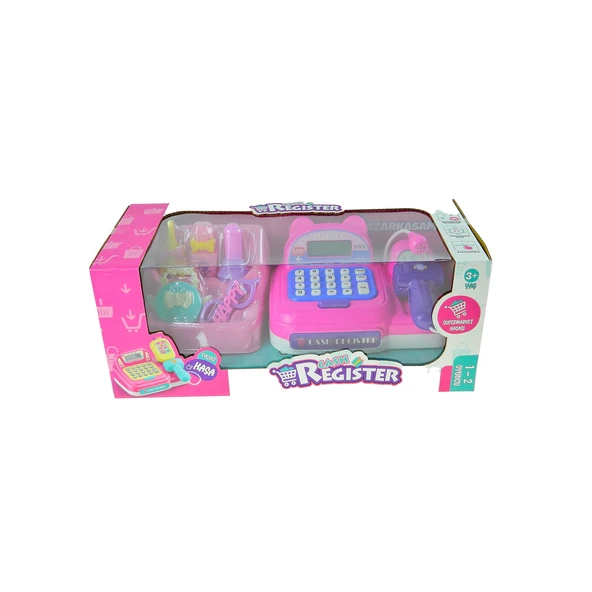 Oyuncak Yazar Kasa Işıklı Sesli Mikrofonlu Hesap Makineli 17 Cm - 2