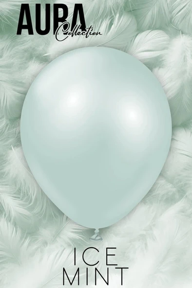 Beysüs Aura Collection Ice Mint Balon (Buzlu Nane) - 12 İnç - 5 Adet