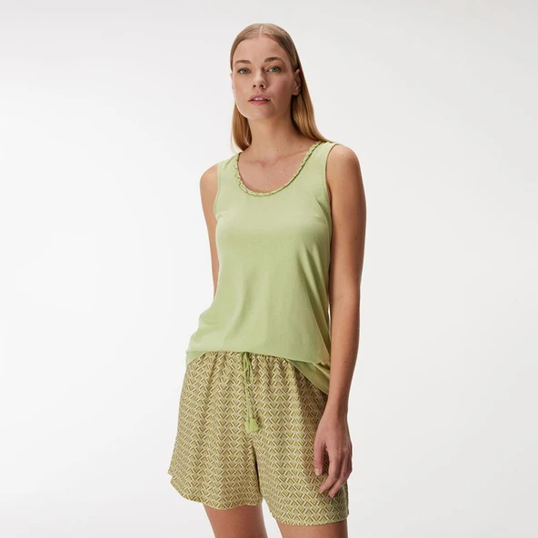 Anıl 11372 Kadın Yazlık Atlet ve Şortlu Pijama Takım