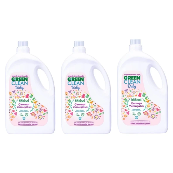 Green Clean Baby Bitkisel Yumuşatıcı 3x 2750 ml Lavanta