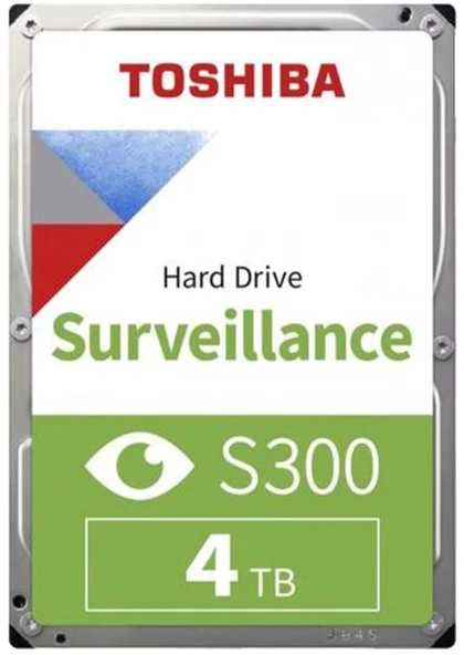 Toshiba S300 HDWT840UZSVA SATA 3.0 5400 RPM 3.5" 4 TB Harddisk
