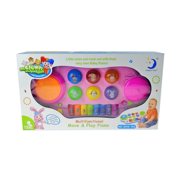 Oyuncak Piyano Işıklı Sesli Eğitici Fonksiyonlu Piyano - 2