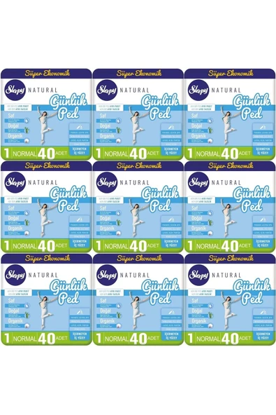 Sleepy Natural Günlük Ped Normal 360 Adet ürün görseli