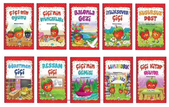 Martı 1. Sınıf Mini Masallar Çiçi (10 Kitap)